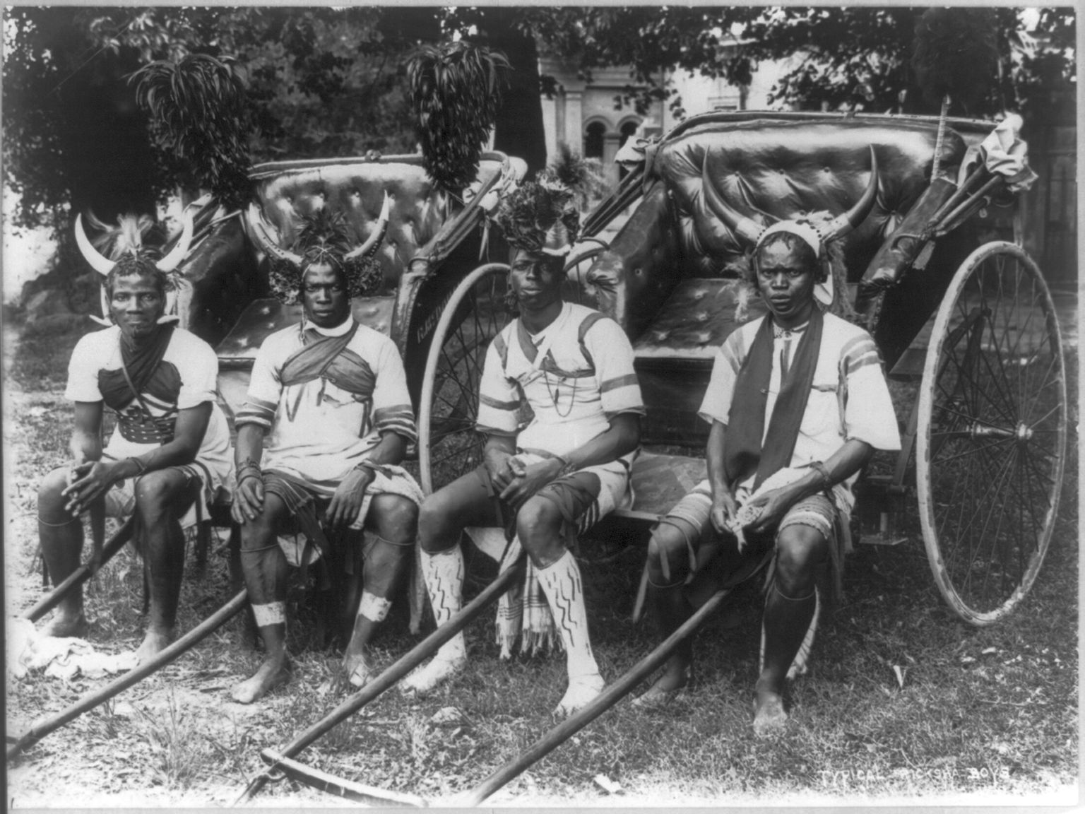 Durban rickshaw pullers