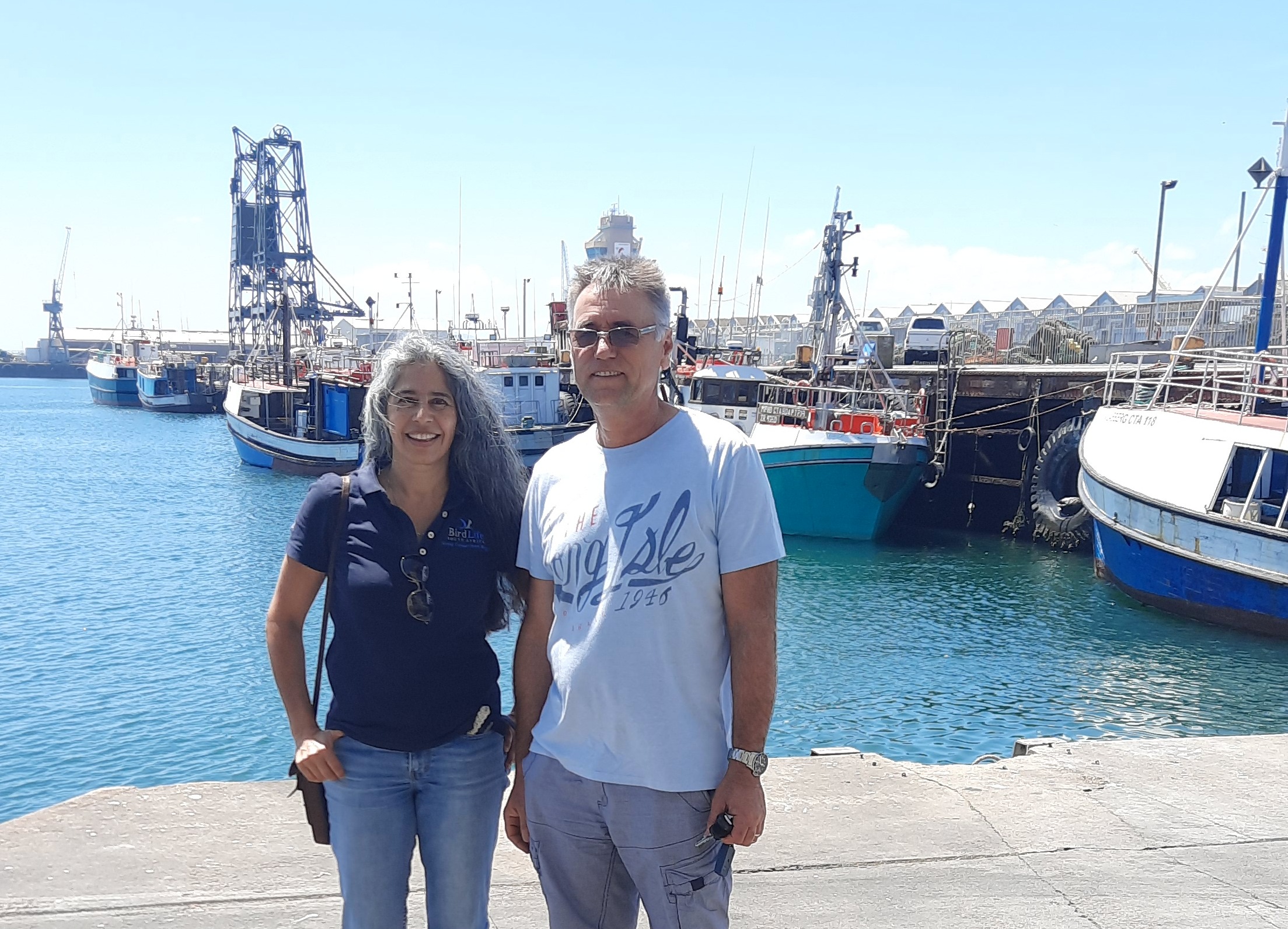 Andrea Angel and José Abilio de Jesus. Credit Albatross Task Force