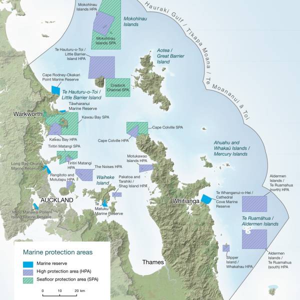 New Marine Protection Sites announced for New Zealand’s Hauraki Gulf – home of the ACAP-listed Black Petrel