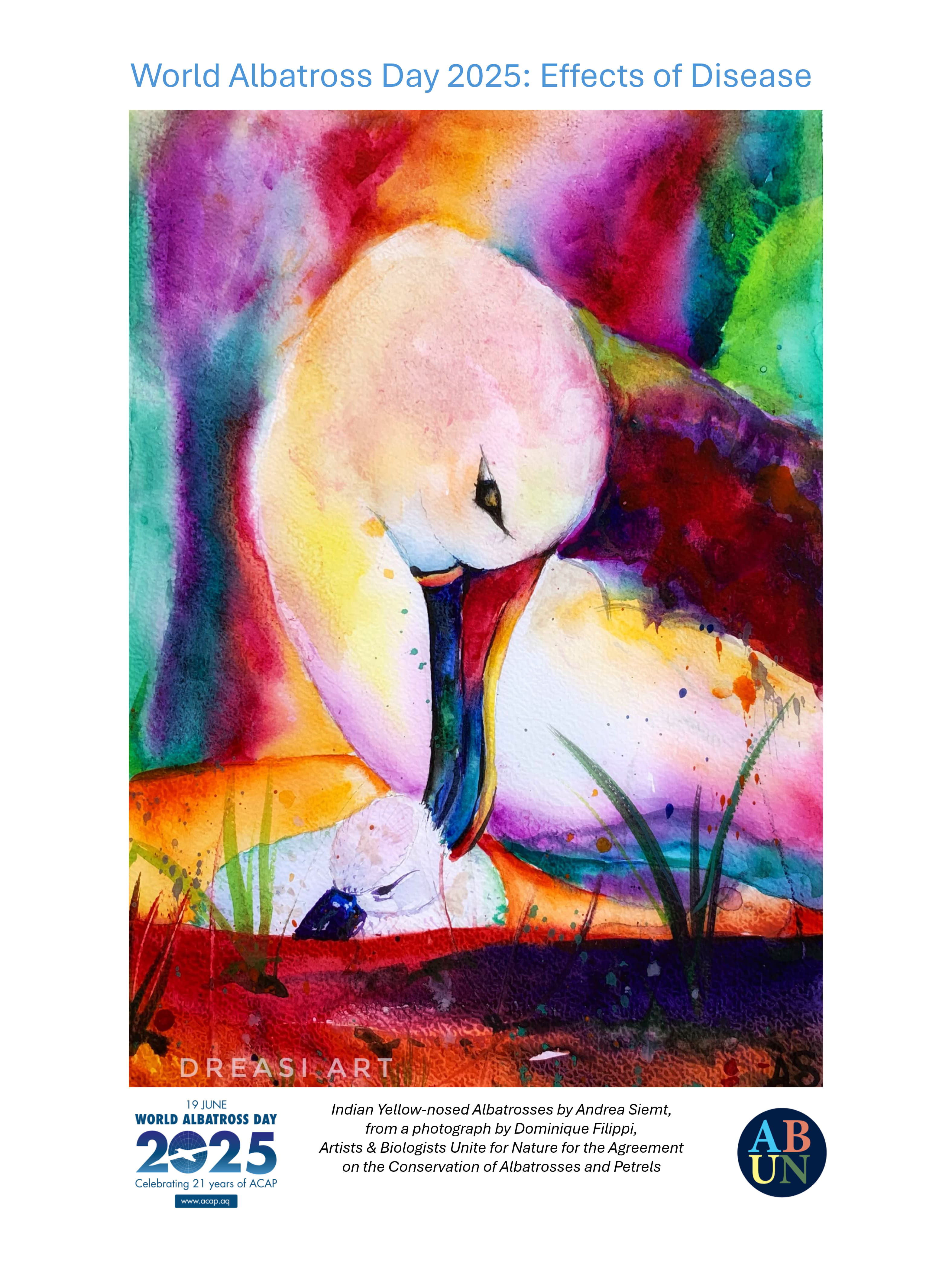 WAD2025 Indian Yellow-nosed Albatrosses by Andrea Siemt