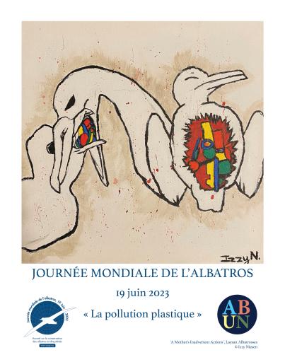Laysan Albatross: "Mother's Inadvertent Actions" by Izzy Niesen - French