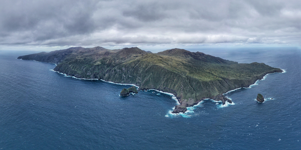 Gough Island aerial drone Chris Jones