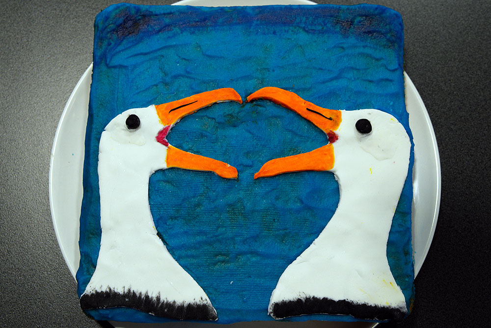 AAD Bake Off 2021 gluten free vanilla Royal Albatross cake by Andrea Polanowski