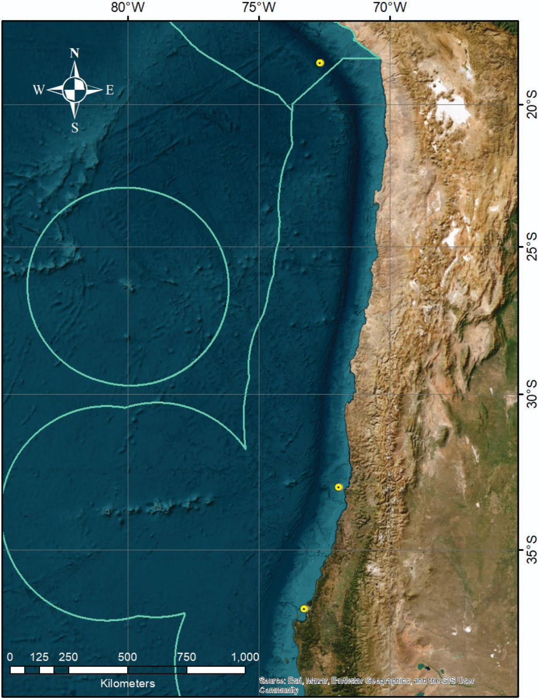 Campbell Albatross Peru map