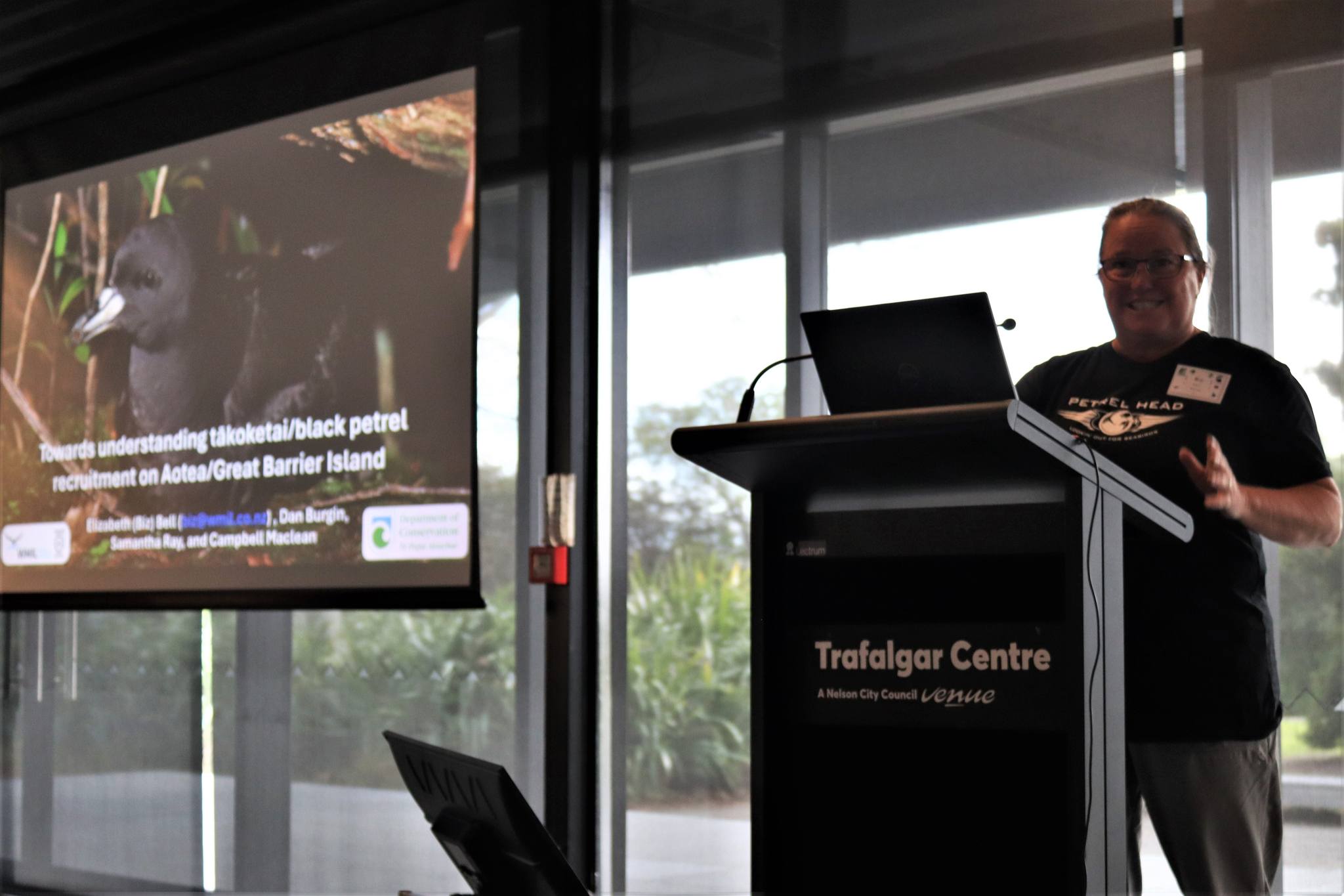 Black Petrel NZ Birds conference Biz Bell 2
