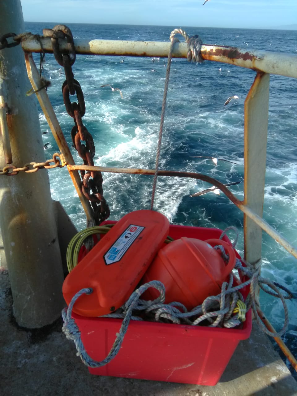 A Mitigation kit incl. Tamini Tabla during mitigation trials in Chile by ATF Chile