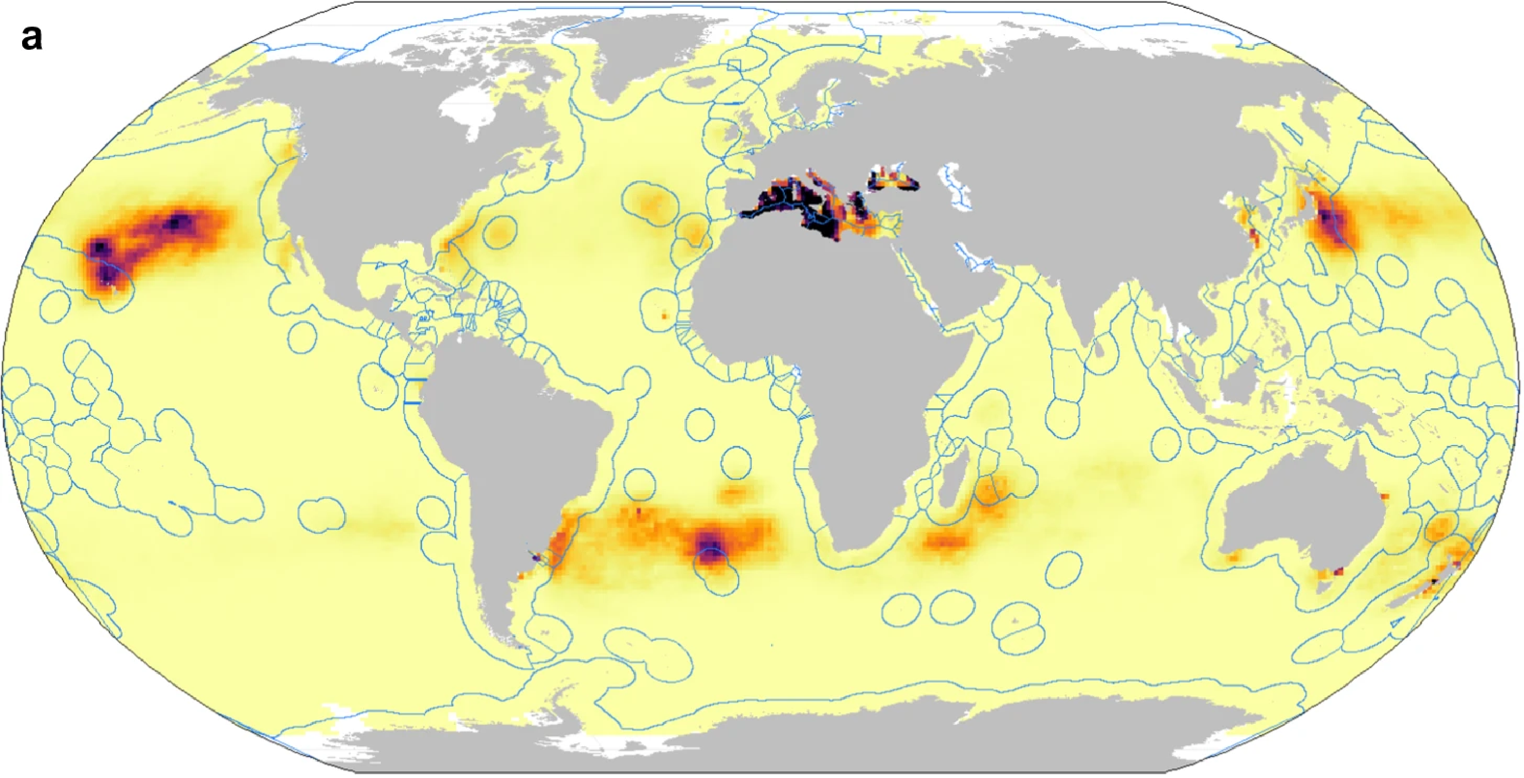 Plastics exposure from paper world map