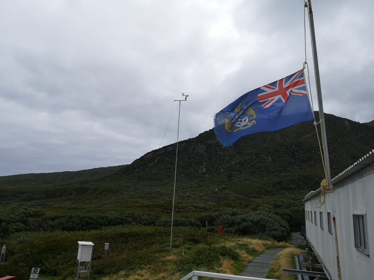 Prince Phillip flag half mast
