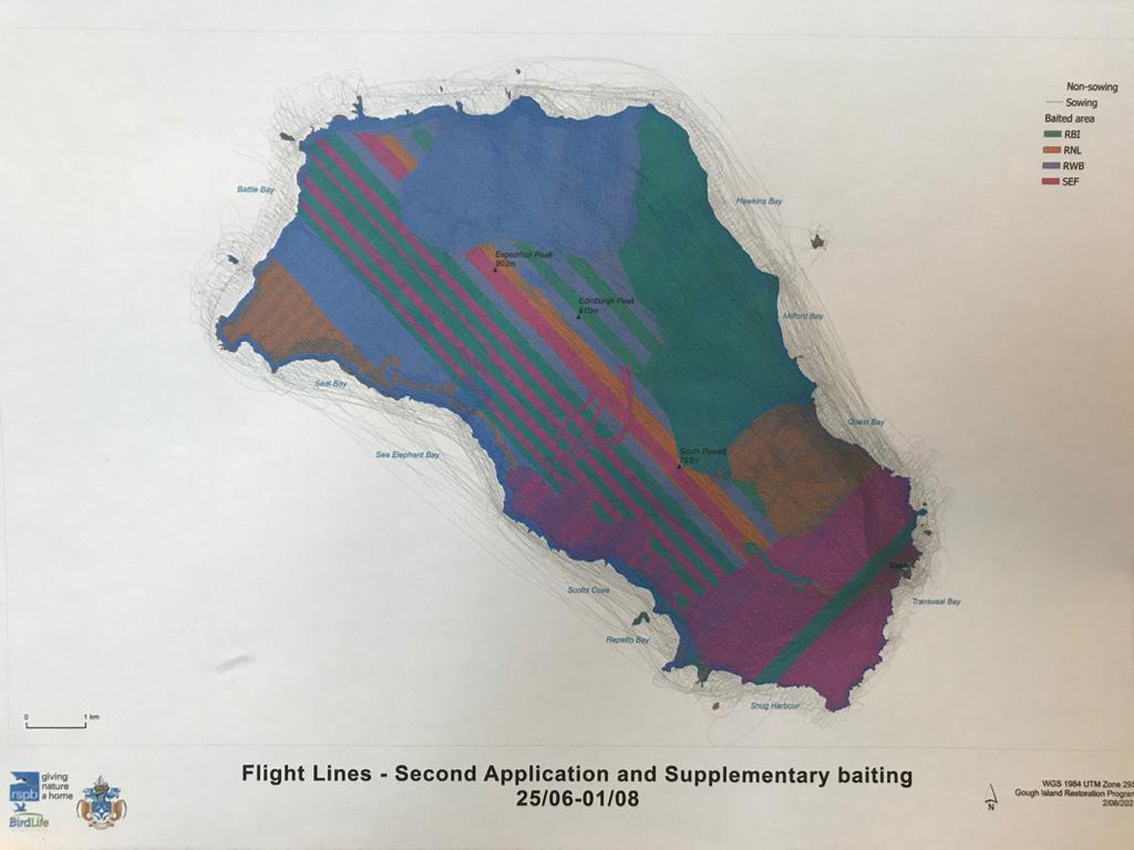 Gough baiting map