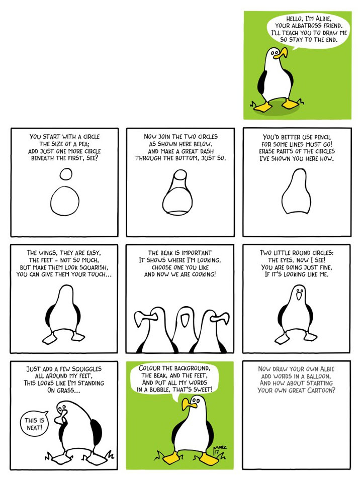 How to Draw an Albatross