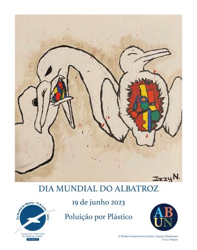 Laysan Albatross: "Mother's Inadvertent Actions" by Izzy Niesen - Portuguese